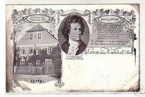 schöne Ak Gruss aus Waldeck in Thüringen 1913