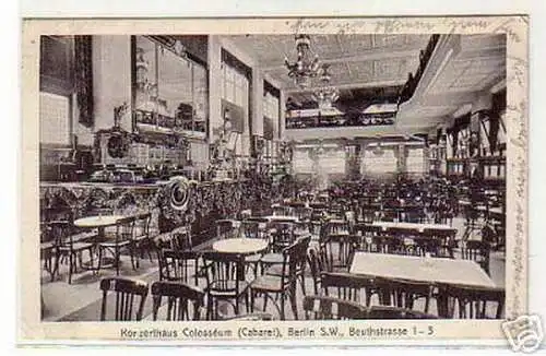 schöne Ak Konzerthaus Colosseum Berlin 1915