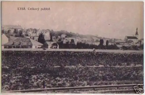 12555 Ak Lysa Celkový pohled Mähren um 1930