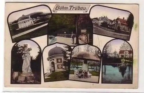 47987 Mehrbild Ak Böhmisch Trübau 1917
