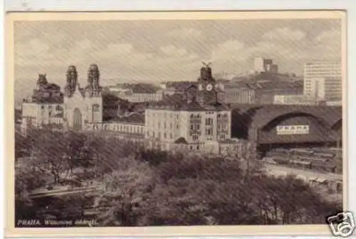 30564 Ak Prag Praha Wilsonova nadrazi um 1930