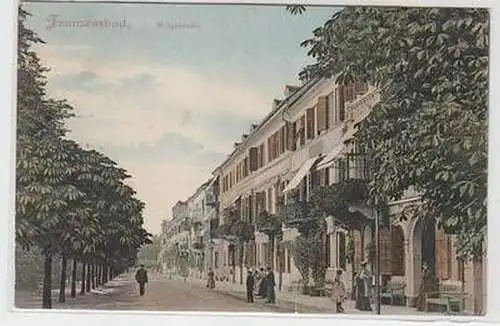 50956 Ak Franzensbad Morgenzeile 1906