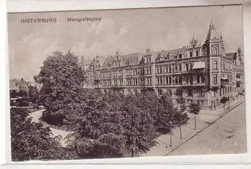 43086 Ak Insterburg Ostpreussen Markgrafenplatz um 1910