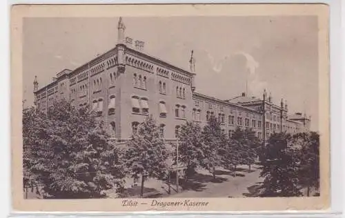 79961 Ak Tilsit Dragoner Kaserne um 1920