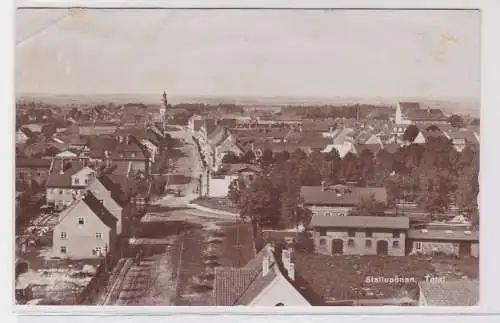 94429 Ak Stallupönen Nesterow in Ostpreussen Totalansicht 1930