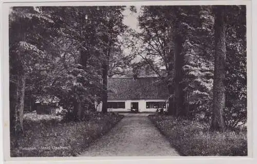 90251 AK Masuren - Insel Upalten, kleines Häuschen / Ferienhaus im Wald um 1930