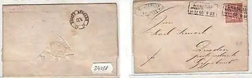34051 Brief Norddeutscher Postbezirk Stettin 1871