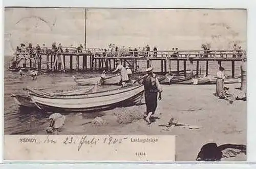 44274 Ak Misdroy Landungsbrücke 1905