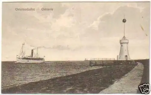 24743 Ak Osternothafen Ostmole mit Dampfer 1926