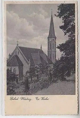 63523 Ak Seebad Misdroy evangelische Kirche 1941