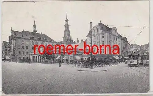 80235 Feldpost Ak Posen alter Markt 1916