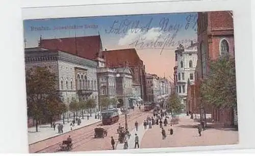 26218 Feldpost Ak Breslau Schweidnitzer Straße 1916