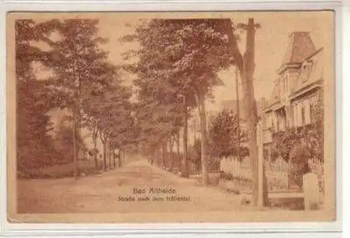 48933 Ak Bad Altheide Straße nach dem Höllental um 1930