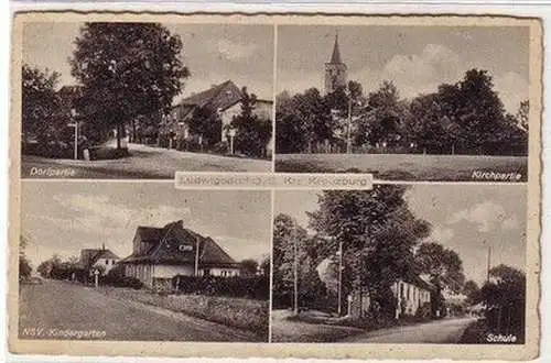 60008 Mehrbild Ak Ludwigsdorf in Oberschlesien um 1940