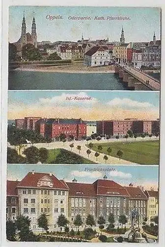 63862 Feldpost Ak Oppeln Opole Schlesien 1915