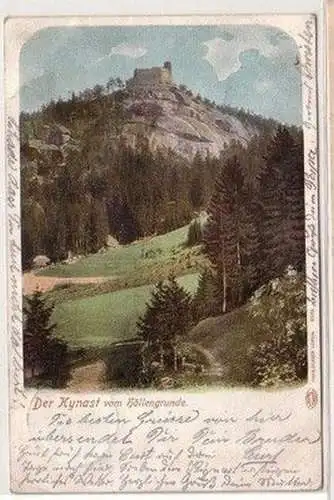 58978 Ak Der Kynast vom Höllengrunde 1901