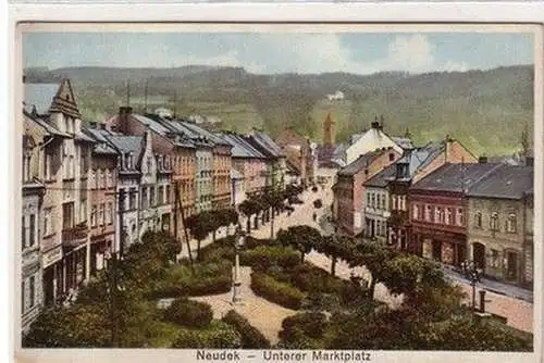 59893 Ak Neudek unterer Marktplatz 1939