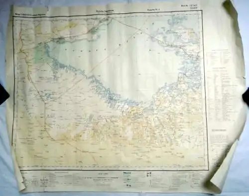 Deutsche Heerekarte Afrika 1 : 200 000 (Tunesien/ Algerien) um 1943 (104057)