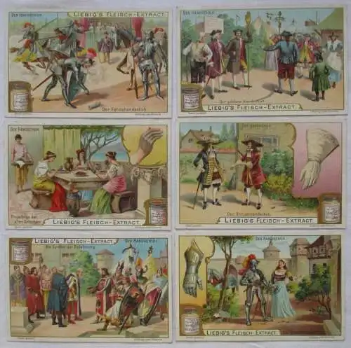 Liebigbilder Serie Nr. 595 Der Handschuh 1904 (5/15422)