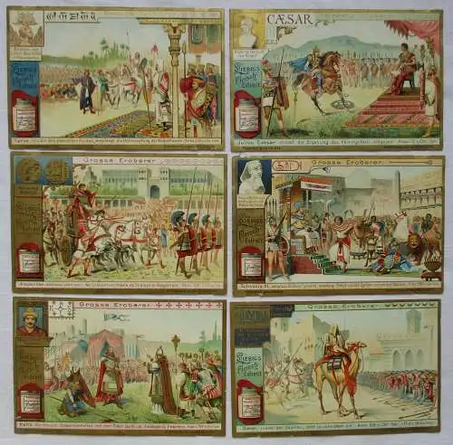 Liebigbilder Serie 562 "Grosse Eroberer I" komplett 1903 (5/ 116646)
