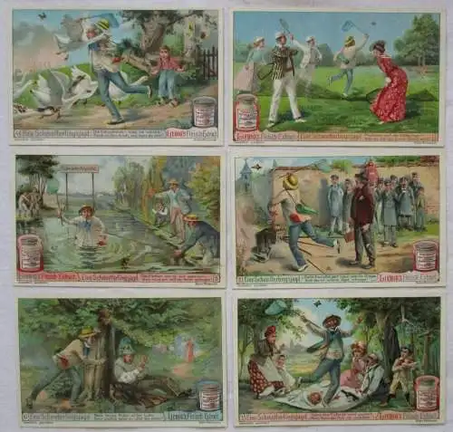Liebigbilder Serie 608 "Eine Schmetterlingsjagd" komplett 1904 (5/110184)