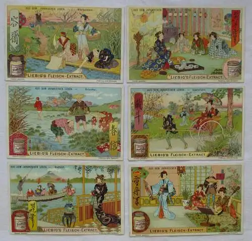 Liebigbilder Serie 582 "Aus dem japanischen Leben", komplett 1904 (5/110787)