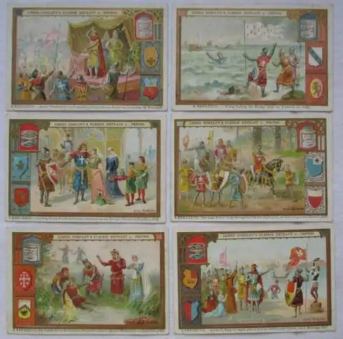 Liebigbilder Serie 367, Kreuzzug II, komplett 1897 (5/103281)
