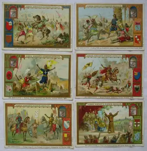Liebigbilder Serie 366, Kreuzzug I, komplett 1897 (5/109282)