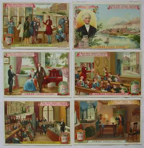 Liebigbilder Serie 550 Aus dem Leben Liebigs komplett 1902 (5/109373)