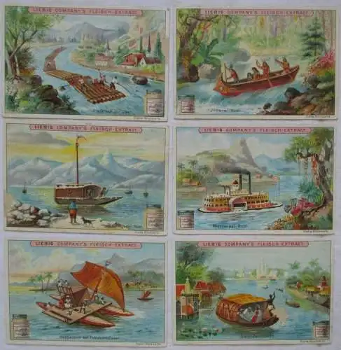 Liebigbilder Serie 572 "Schiffe III" komplett 1903 (5/108347)
