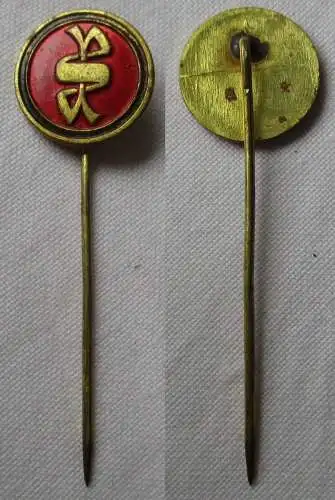 alte lackierte Anstecknadel Mitgliedsabzeichen der SPD um 1930 (116498)