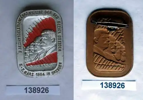 2. Bezirksdelegiertenkonferenz der SED Bezirk Dresden 5.-7. März 1954 (138926)