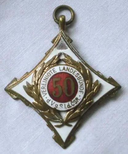 Abzeichen Anstecknadel Tschechien Vereinigte Landesbünde d.V.g.S.i.d. CSR