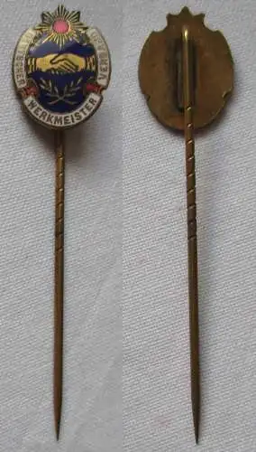emailliertes Abzeichen deutscher Werkmeister-Verband um 1920 (102526)