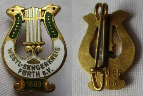 Abzeichen Männergesangsverein Westlicher Sängerkreis Fürth e.V. 1889 (103038)