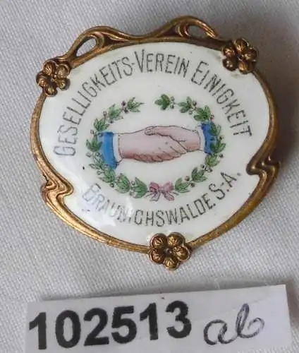 rare Anstecknadel Braunichswalde S.-A. Geselligkeitsverein Einigkeit (102513)