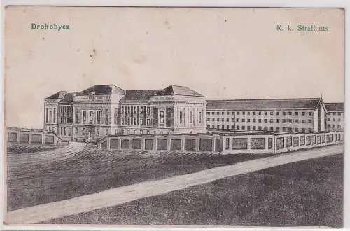 20265 Feldpost Ak Drohobycz Drohobytsch - K. k. Strafhaus 1917