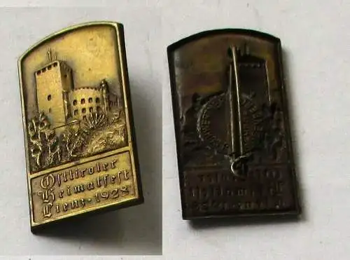 seltenes Blech Abzeichen Osttiroler Heimatfest Lienz 1928 (132473)