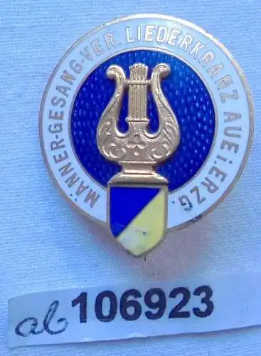 emailliertes Abzeichen M.G.V. Männergesangverein Liederkranz Aue Erzg. (106923)