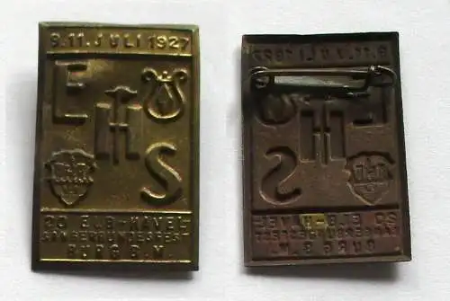 seltenes Abzeichen 20. Elb-Havel-Sängerbundesfest Burg b.M. Juli 1927 (132404)