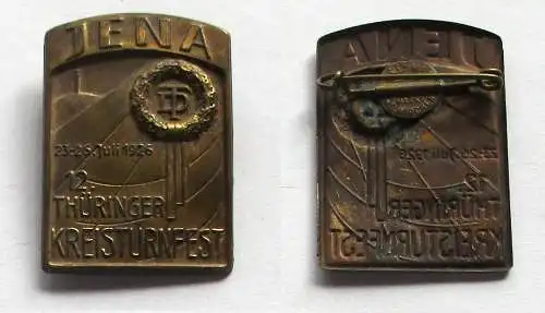 seltenes Abzeichen 12. Thüringer Kreisturnfest Jena 23.-26. Juli 1926 (132978)
