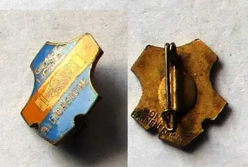 seltenes emailliertes Abzeichen Gemütlichkeit Bleicherode (132776)