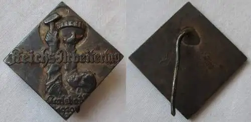 Anstecknadel Reichs-Arbeitertag Karlsbad 1929 - J.Porner Gablonz (131082)