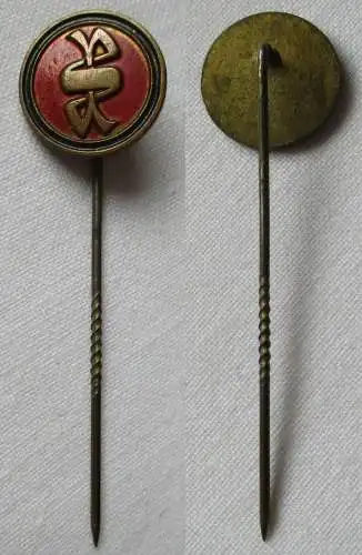 alte emaillierte Anstecknadel Mitgliedsabzeichen der SPD um 1930 (142316)