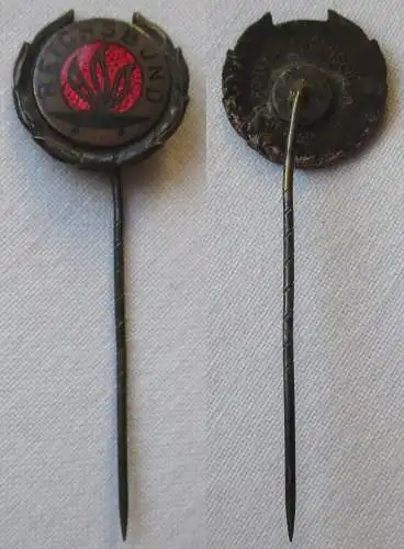alte Anstecknadel Ehrennadel Bronze "Reichsbund" H. Schmidt Lüdenscheid (157640)
