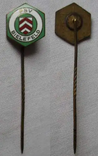 emaillierte Anstecknadel PSV Polizei Sport Verein Bielefeld um 1930  (137867)