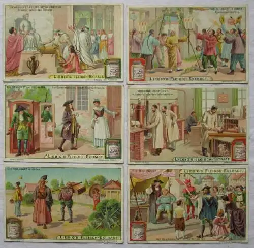Liebigbilder Serie 563 "Die Heilkunst" komplett 1903 (6/137507)