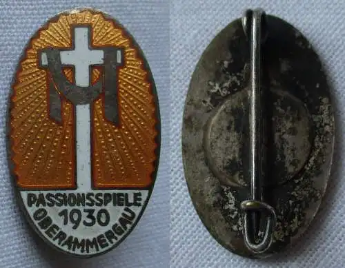 emailliertes Abzeichen Passionsspiele Oberammergau 1930 (159274)