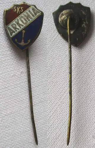 seltene emaillierte Anstecknadel SKS Arkonia Szczecin Stettin um 1930  (164551)