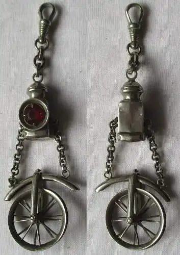 alter Bierzipfel Radsport Laterne mit Schmuckstein + Wagenrad (166654)